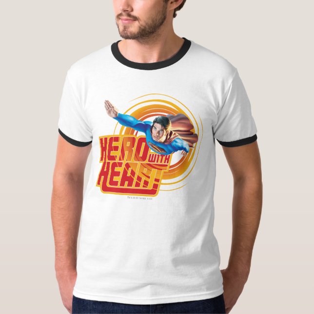 Superman Hero with Heart T-Shirt (Front)