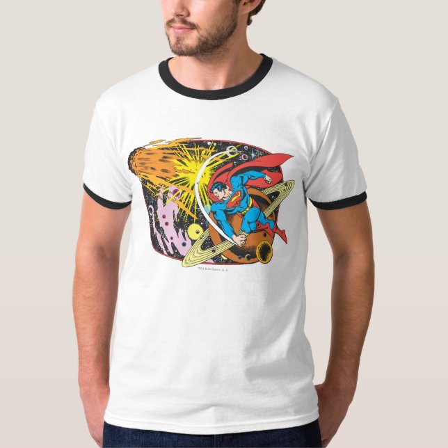 Superman in Space T-Shirt (Front)