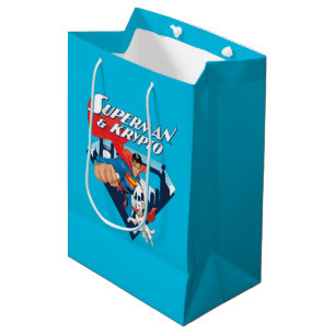 Superman & Krypto Soar Medium Gift Bag