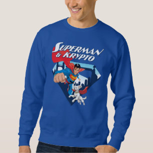 Superman & Krypto Soar Sweatshirt