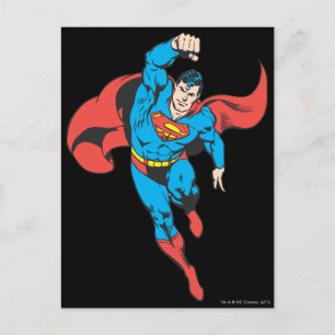 Superman Left Fist Raised Postcard