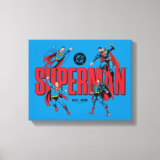 Superman Legends Forever Graphic Canvas Print (Front)