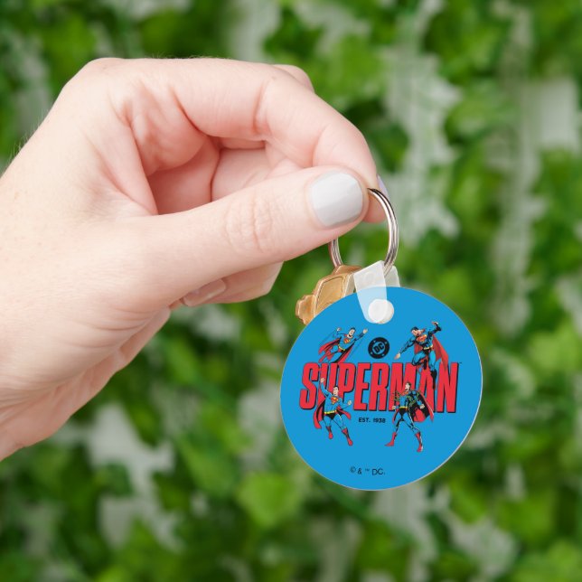Superman Legends Forever Graphic Key Ring (Hand)