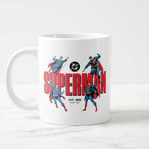 Superman Legends Forever Graphic Large Coffee Mug