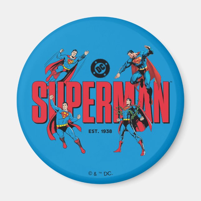 Superman Legends Forever Graphic Magnet (Front)