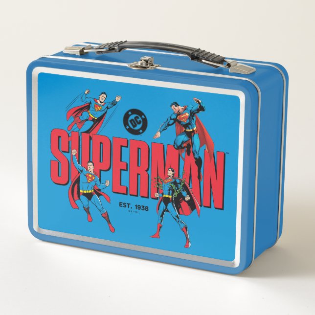 Superman Legends Forever Graphic Metal Lunch Box (Front)