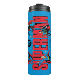 Superman Legends Forever Graphic Thermal Tumbler