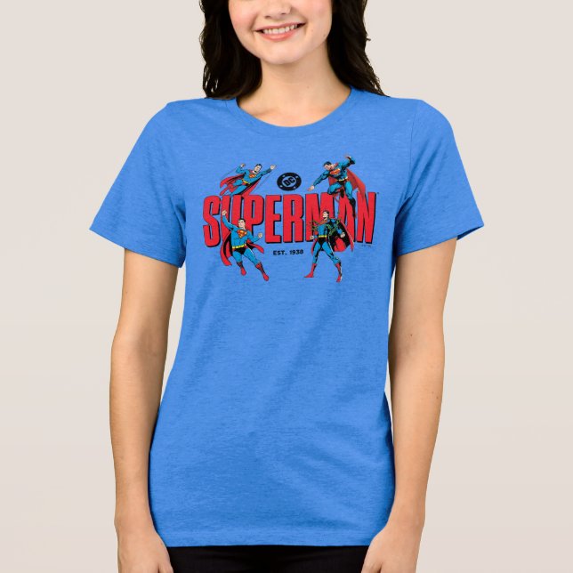 Superman Legends Forever Graphic Tri-Blend Shirt (Front)