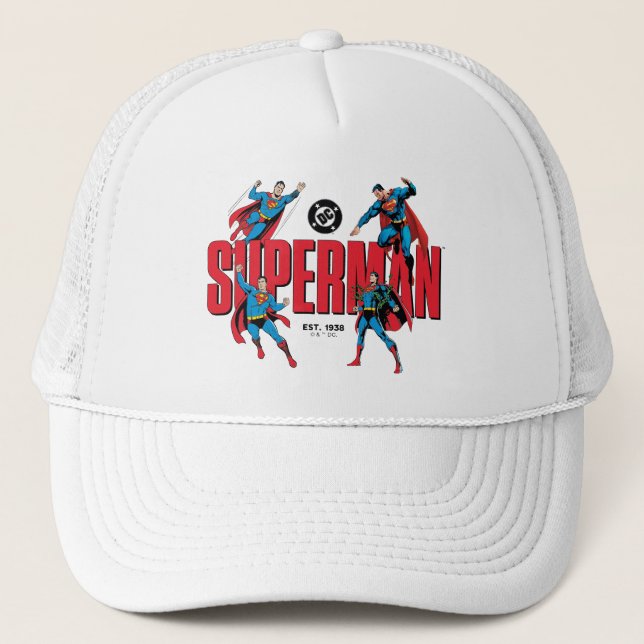 Superman Legends Forever Graphic Trucker Hat (Front)