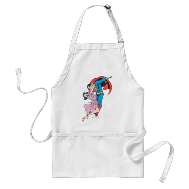 Superman & Lois in Pink Standard Apron (Front)
