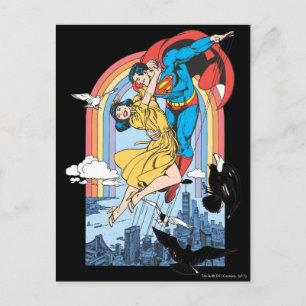 Superman & Lois in Yellow Postcard