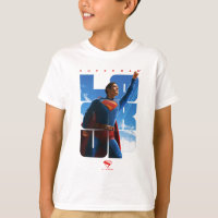 Superman Look Up Pose