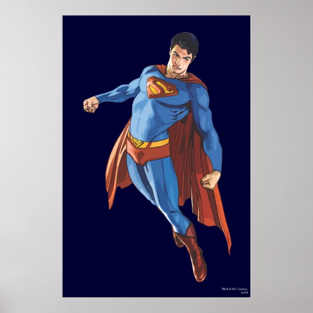 Superman Looking Down Poster (Front)