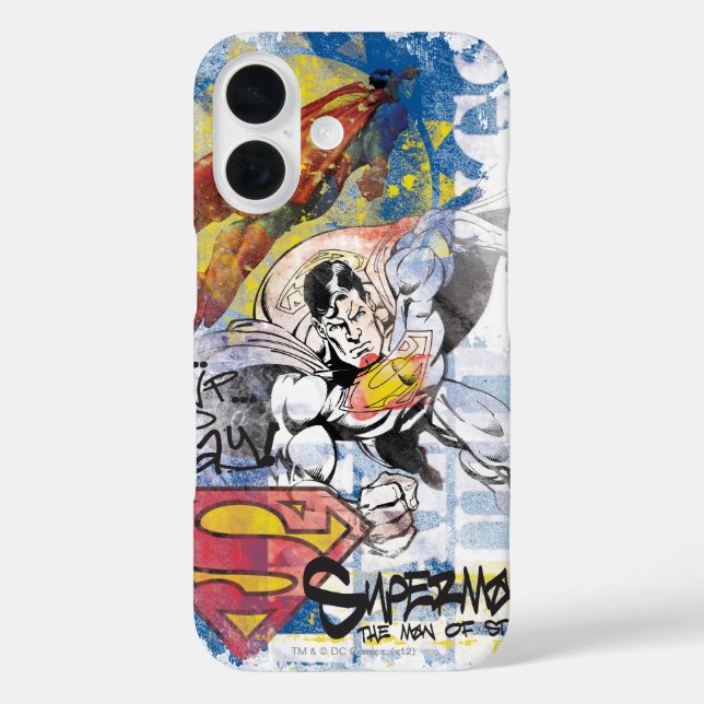 Superman Man of Steel Case-Mate iPhone Case (Back)