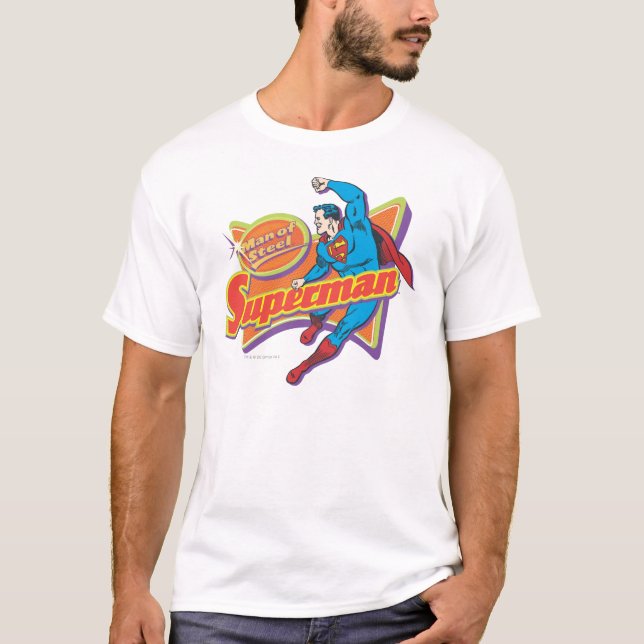Superman - Man of Steel T-Shirt (Front)