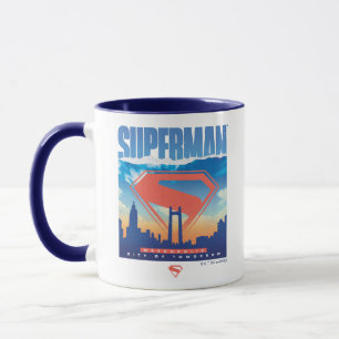 Superman Metropolis Skyline Mug