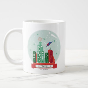 Superman Metropolis Snow Globe Graphic Large Coffee Mug