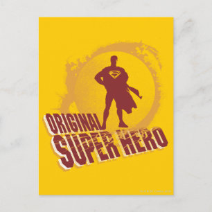 Superman Original Super Hero Postcard