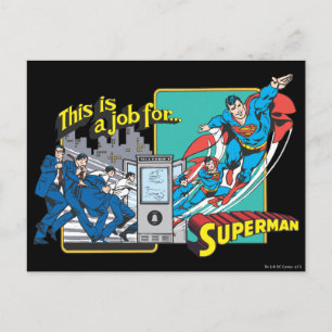 Superman Phonebooth Postcard