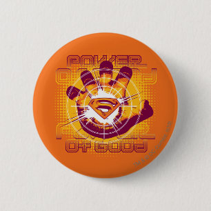 Superman Power of Good 6 Cm Round Badge