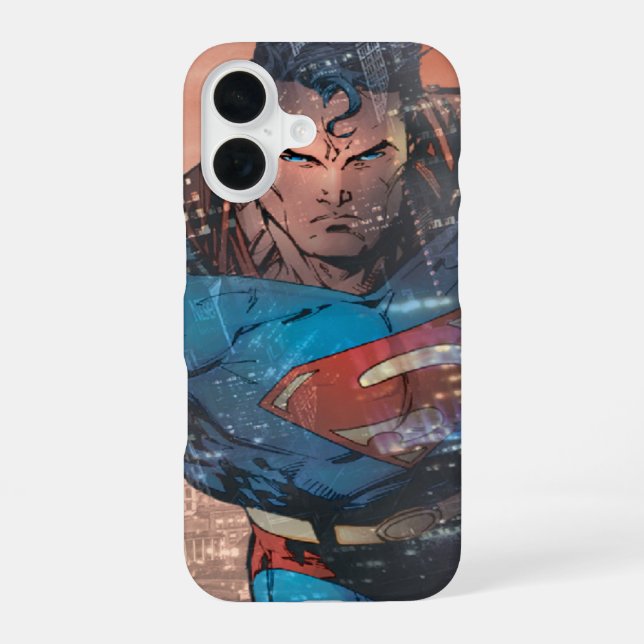 Superman - Red iPhone 16 Case (Back)