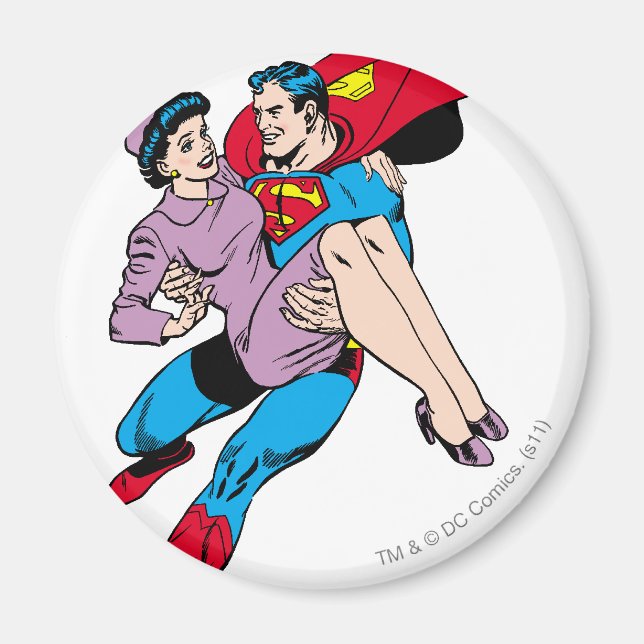 Superman rescues Louis Magnet (Front)