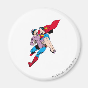 Superman rescues Louis Magnet