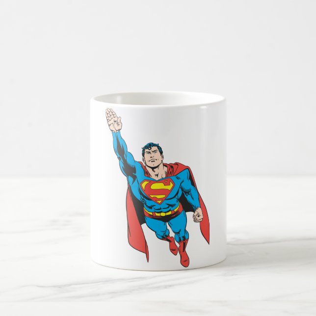 Superman Right Arm Raised Coffee Mug (Center)