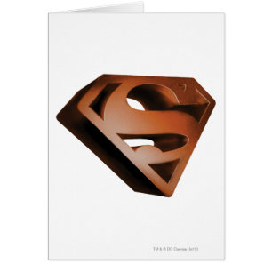 Superman S-Shield   3D Grainy Logo