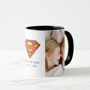 Superman S-Shield   Best Mom Photo Mug