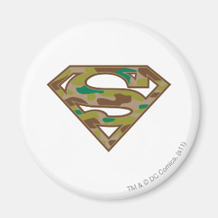 Superman S-Shield Camouflage Logo Magnet