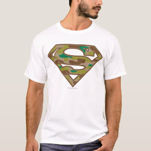 Superman S-Shield Camouflage Logo T-Shirt