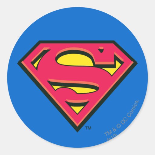 Image of Superman S-Shield | Classic Logo Classic Round Sticker