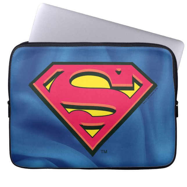 Superman S-Shield | Classic Logo Laptop Sleeve (Front)
