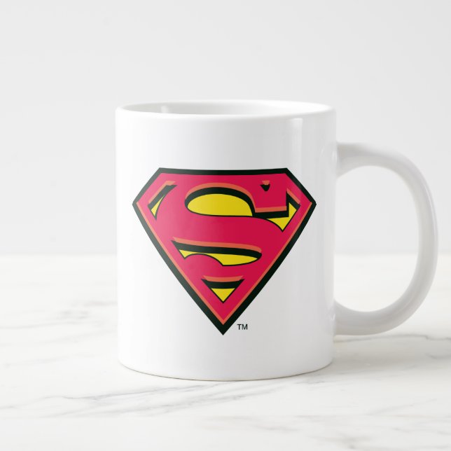 Superman S-Shield | Classic Logo Large Coffee Mug (Right)