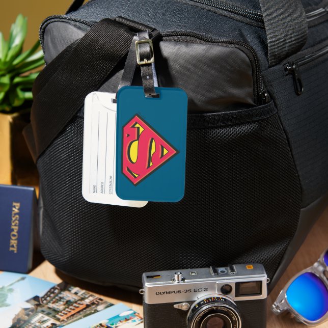Superman S-Shield | Classic Logo Luggage Tag (Front & Back)