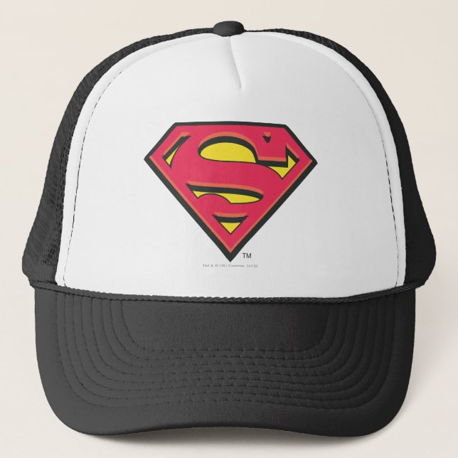 Superman S-Shield | Classic Logo Trucker Hat (Front)