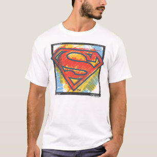 Superman S-Shield Coloured Logo T-Shirt