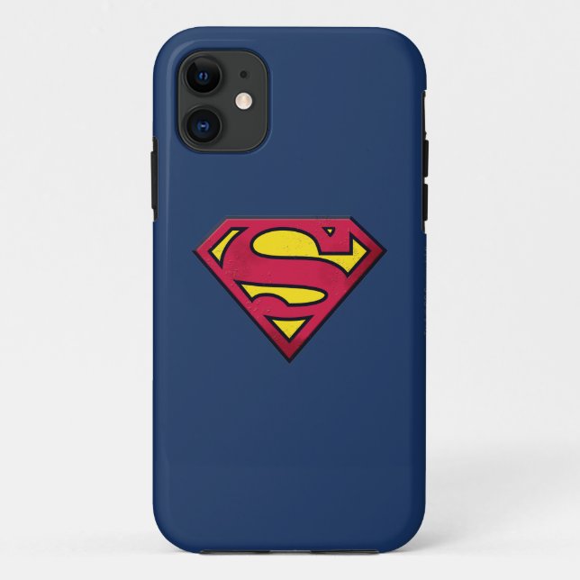 Superman S-Shield | Dirt Logo Case-Mate iPhone Case (Back)