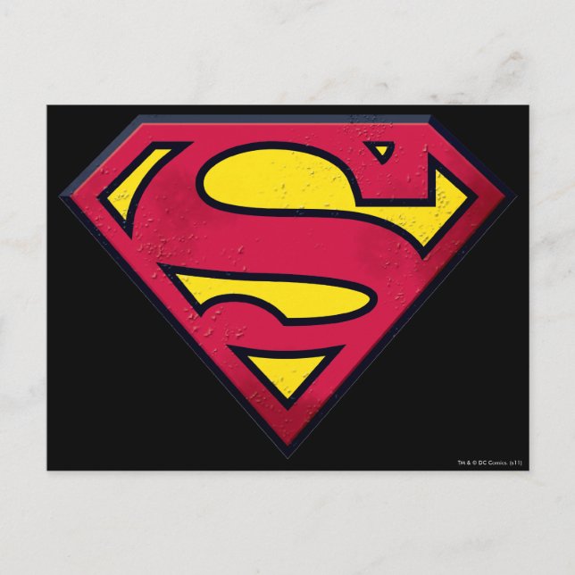 Superman S-Shield | Dirt Logo Postcard (Front)
