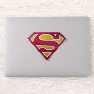 Superman S-Shield   Distressed Dots Logo