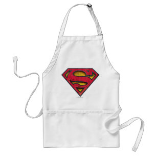 Superman S-Shield   Distressed Logo Standard Apron
