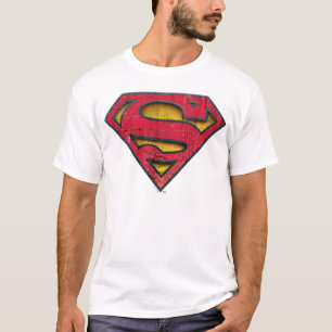 Superman S-Shield Distressed Logo T-Shirt