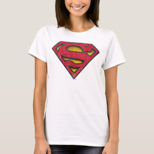 Superman S-Shield Distressed Logo T-Shirt