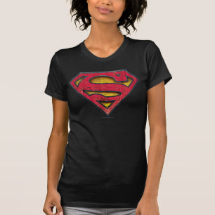 Superman S-Shield Distressed Logo T-Shirt