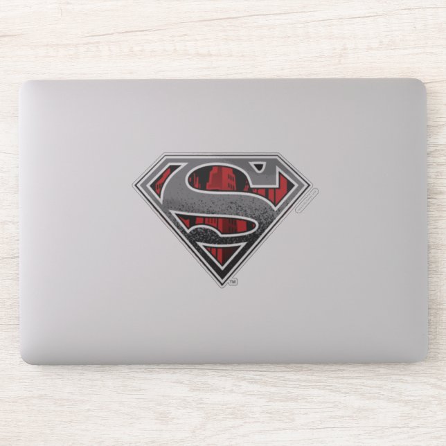 Superman S-Shield | Grey and Red City Logo (Computer)