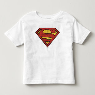 Superman S-Shield   Grunge Logo Toddler T-Shirt