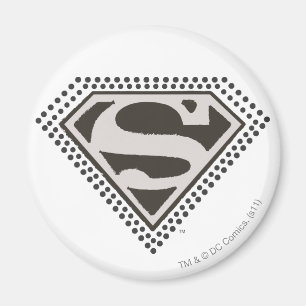 Superman S-Shield It's Showtime! Logo Magnet