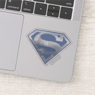 Superman S-Shield   Light Blue City Logo