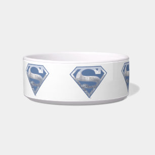 Superman S-Shield   Light Blue City Logo Bowl
